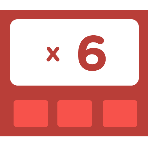 Learn how to multiply by 6 - Training activities