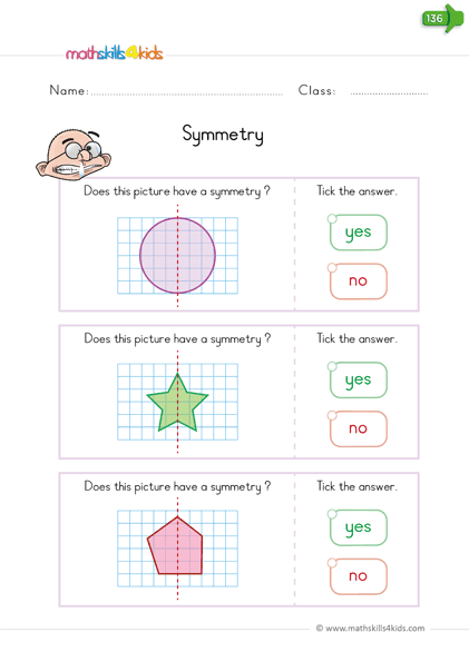 Fun and easy symmetry worksheets and activities for kindergarten