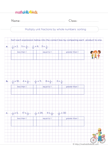 Multiplying fractions