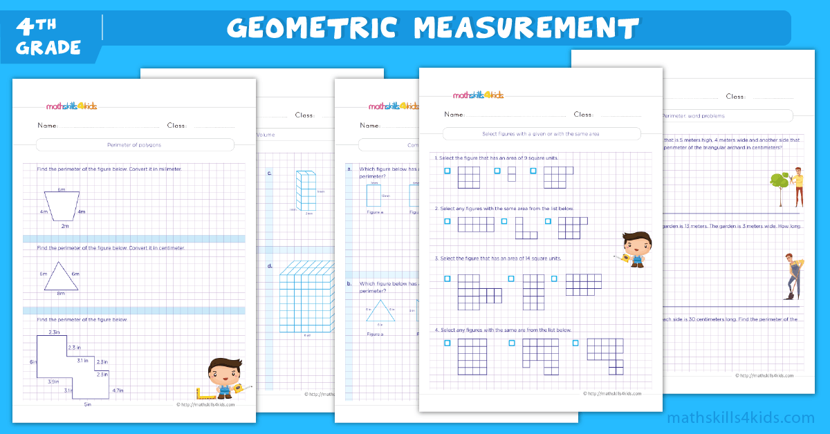 4th Grade Math worksheets - 