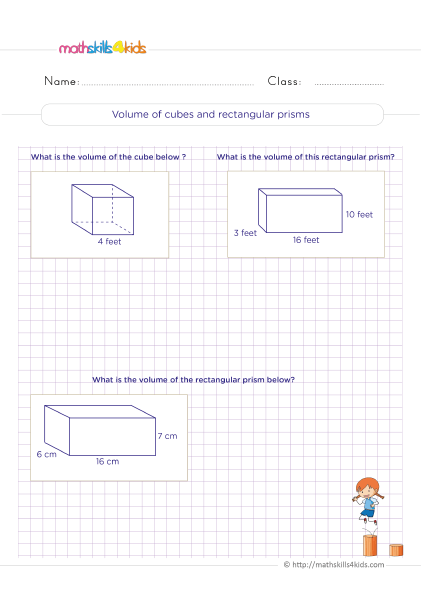 5th Grade Geometry: Concepts, Questions, Examples, and Practice Problems - Volumes of cubes and rectangular prisms practice