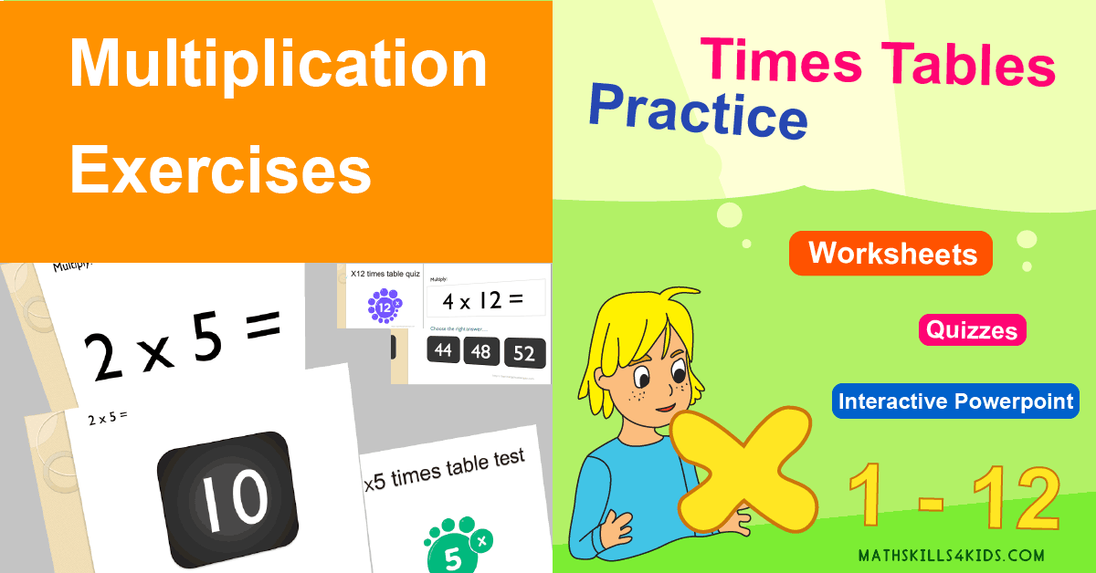 Free online multiplication practice drills