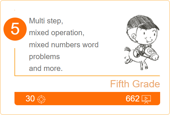 Math skills for kids - fifth grade Math activities - Grade 5 math