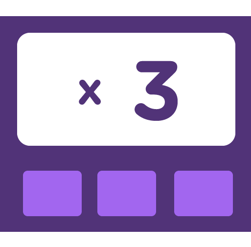 Learn how to multiply by 3 - Training activities