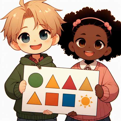 Name the Shapes - How to Teach Flat Shapes to Pre-K and Kindergarten Students