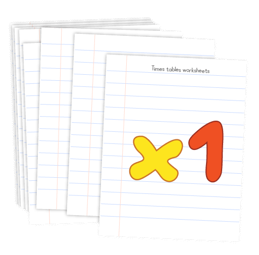 Multiplication printable - 1 times table worksheets