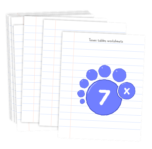 Multiplication printable - 7 times table worksheets