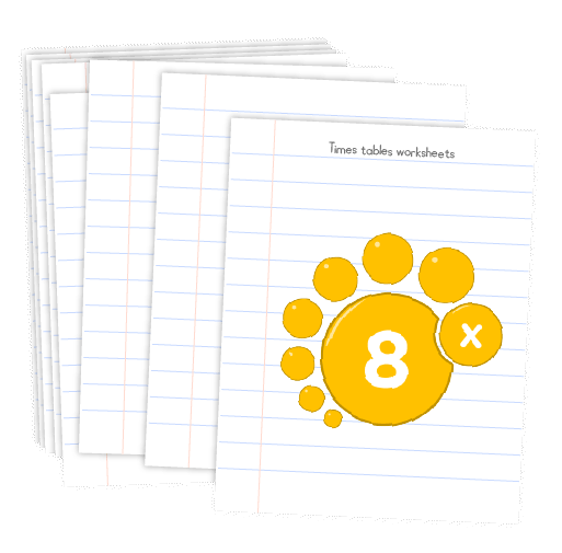 Multiplication printable - 8 times table worksheets