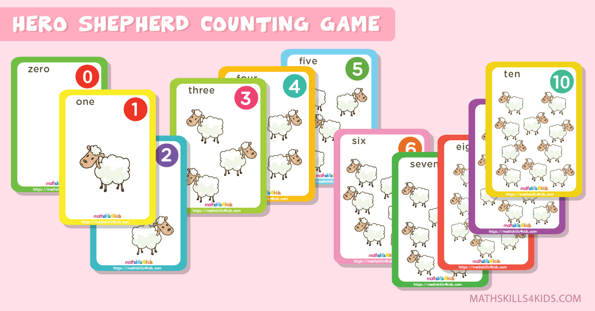 hero shepherd counting cards up to 10