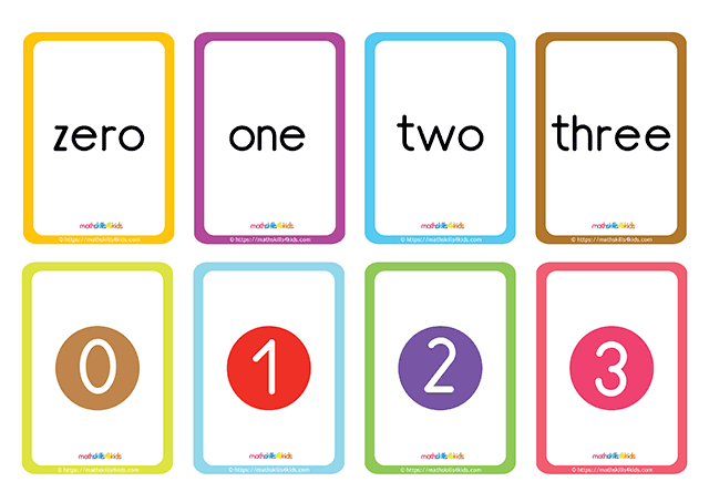 Hero Shepherd printable number matching cards - numbers pack 1