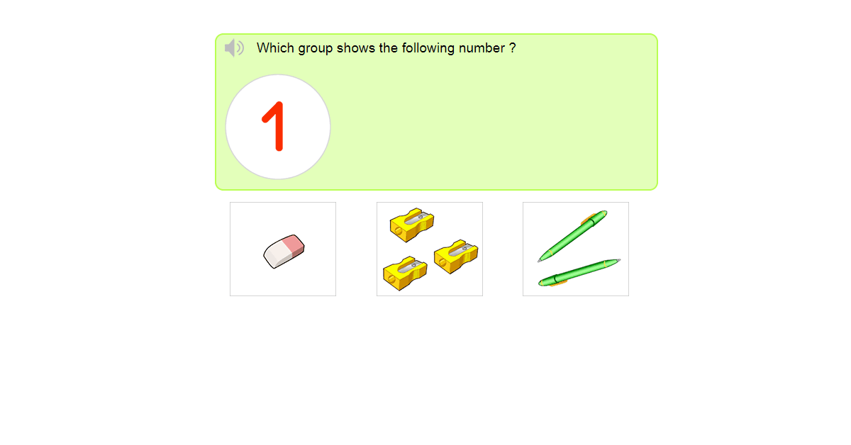 count up to 3 objects